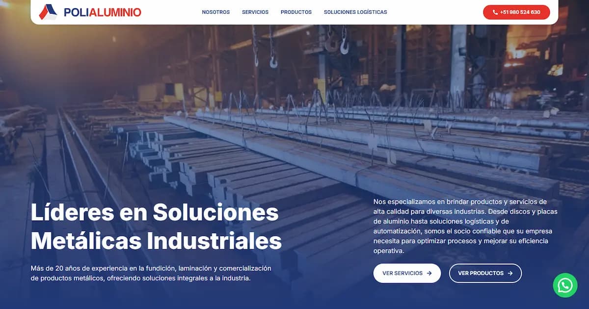 Diseño de Página Web en Perú - Empresa Ersol Peru