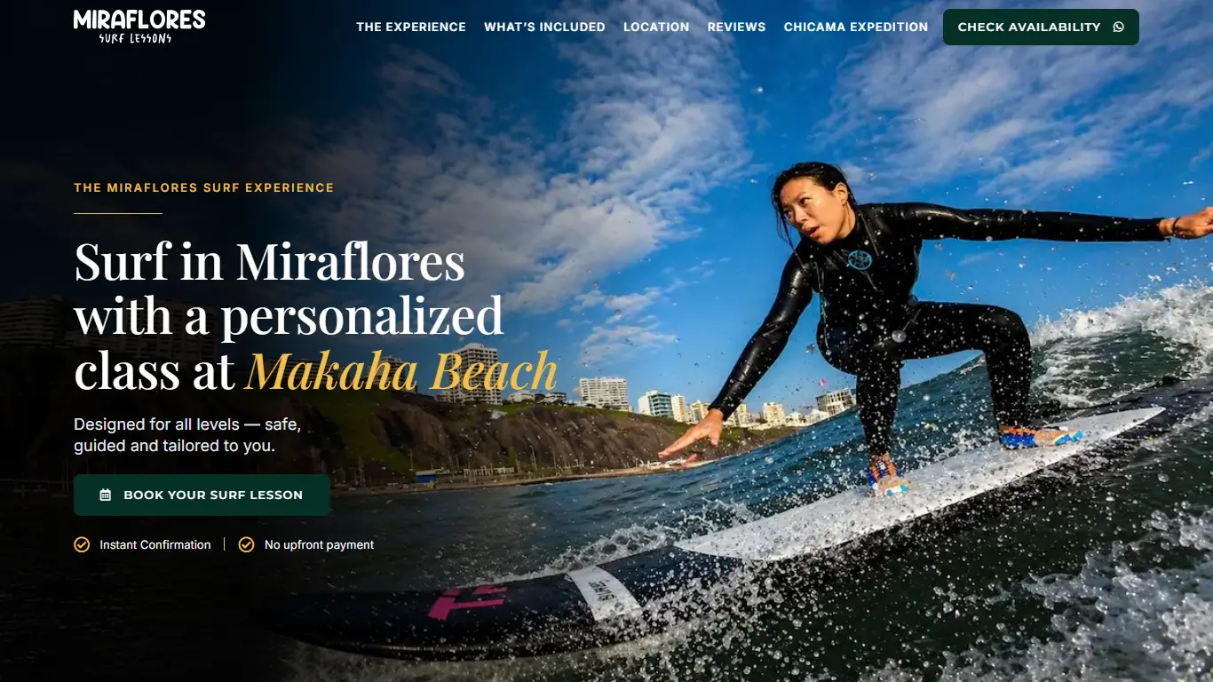 Miraflores Surf Lessons
